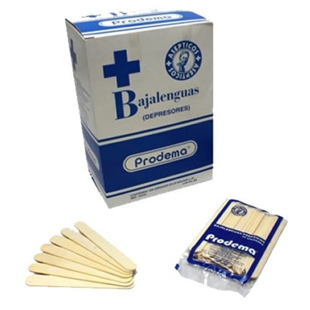 BAJALENGUAS EN MADERA Punto Médico Distribuciones